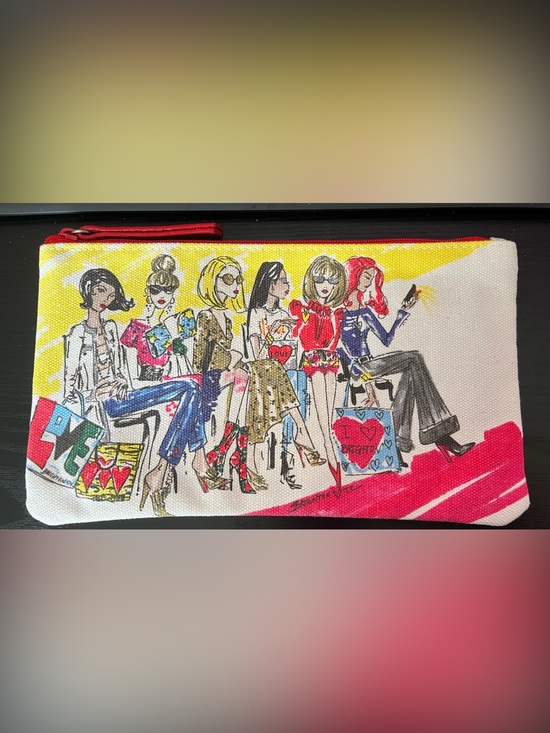 Brighton Handbags - Brighton 2018 Fashionista Canvas Zip Pouch